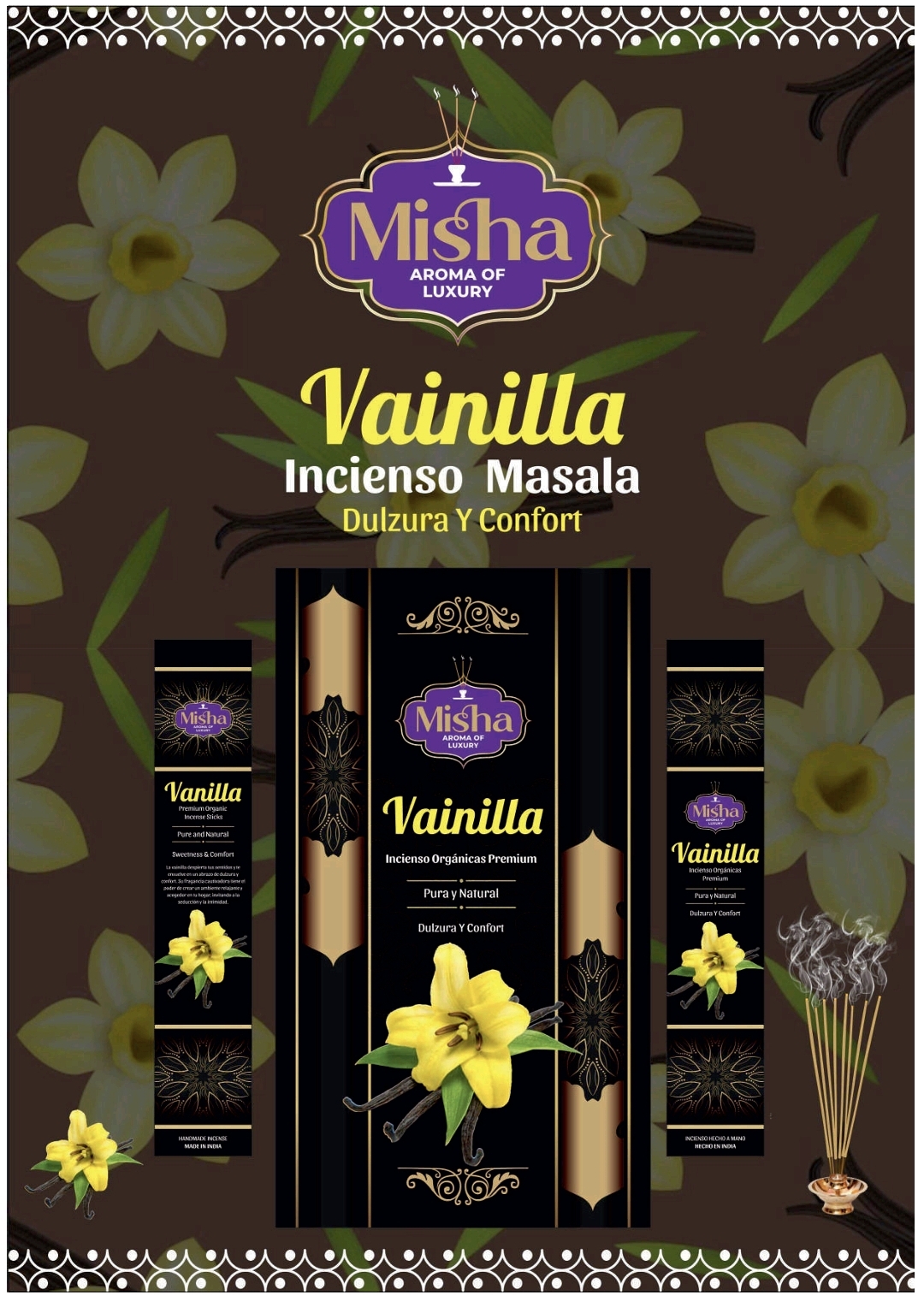 INCIENSO MASALA VAINILLA