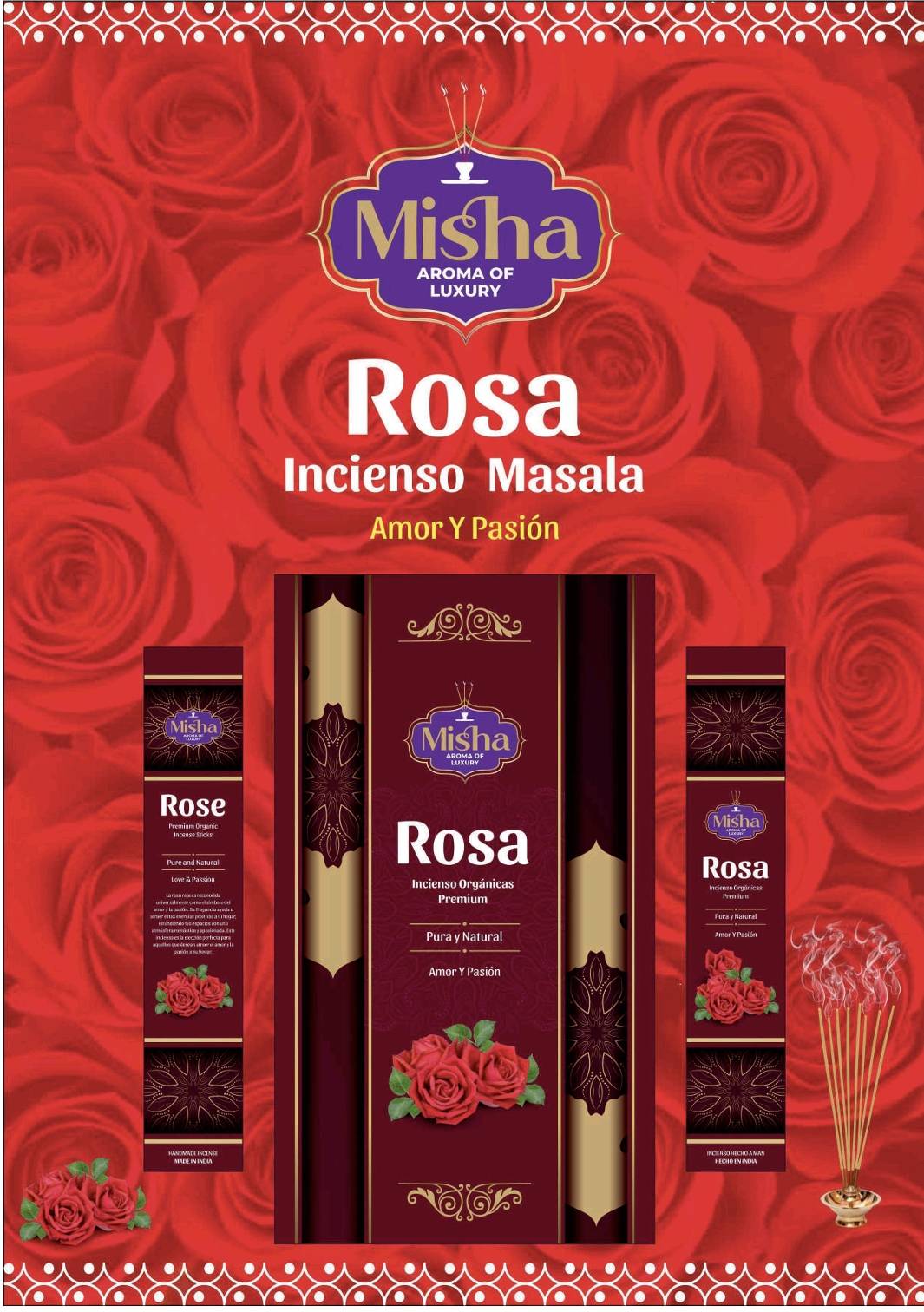 INCIENSO MASALA ROSA