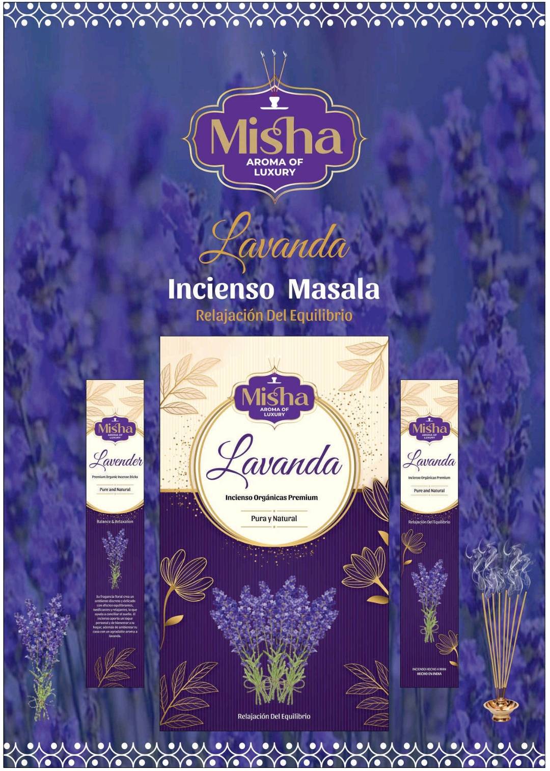 INCIENSO MASALA LAVANDA